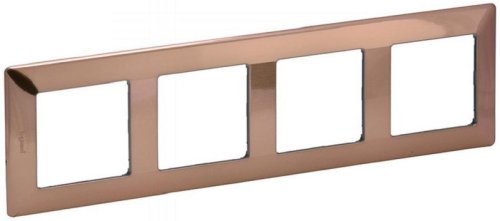 Рамка универсальная Legrand Valena Life 4-м. медь картинка